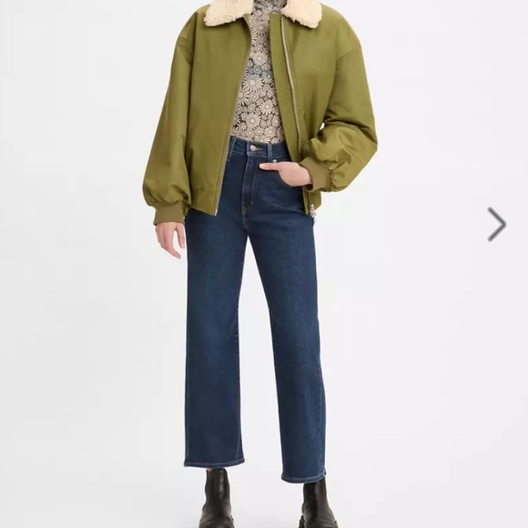 Levi's Denim - Levi's Women’s High Waisted Crop Flare Blue Denim Jeans Size 29